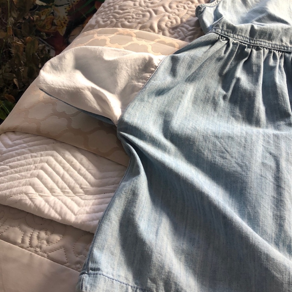 2/30š»Pockets!!! Forever 21 Denim sleeveless dress - Picture 4 of 5